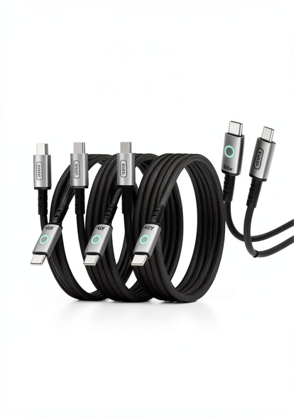 Nylon Braided USB C Cable 60W Fast Charging 480Mbps Data-7
