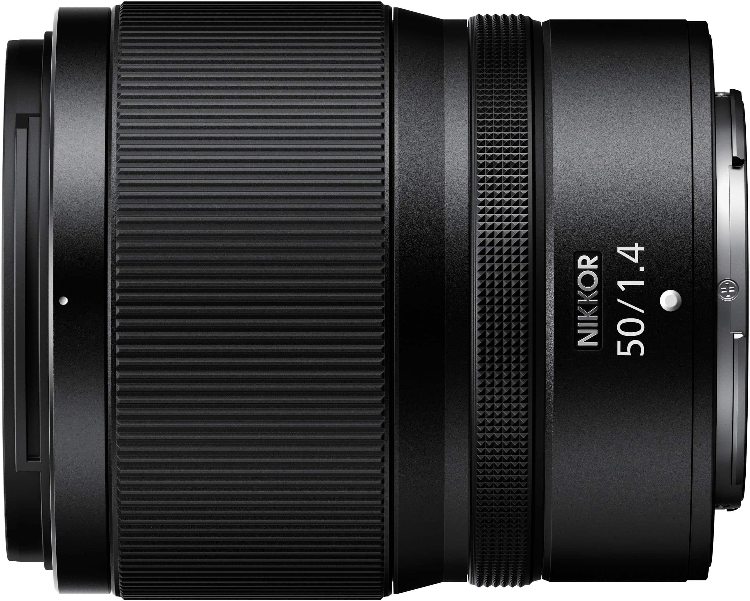 Nikon NIKKOR Z 50mm f/1.4 lens mounted on a mirrorless camera