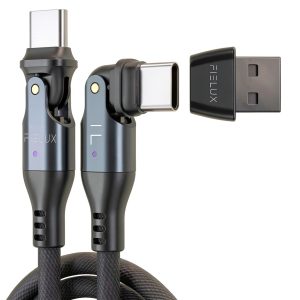 USB C Cable Fast Charging Nylon Braided 240W Power-0