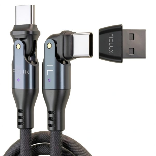 USB C Cable Fast Charging Nylon Braided 240W Power-0