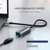 Satechi USB-C 2.5 Gigabit Ethernet Adapter Aluminum Fast-1