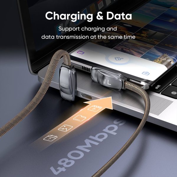 FIELUX USB C Cable Fast Charging Durable Nylon Braided-5