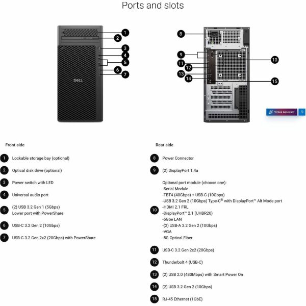 Dell Pro Max Tower Desktop Intel Core AMD Radeon Pro W7500-6