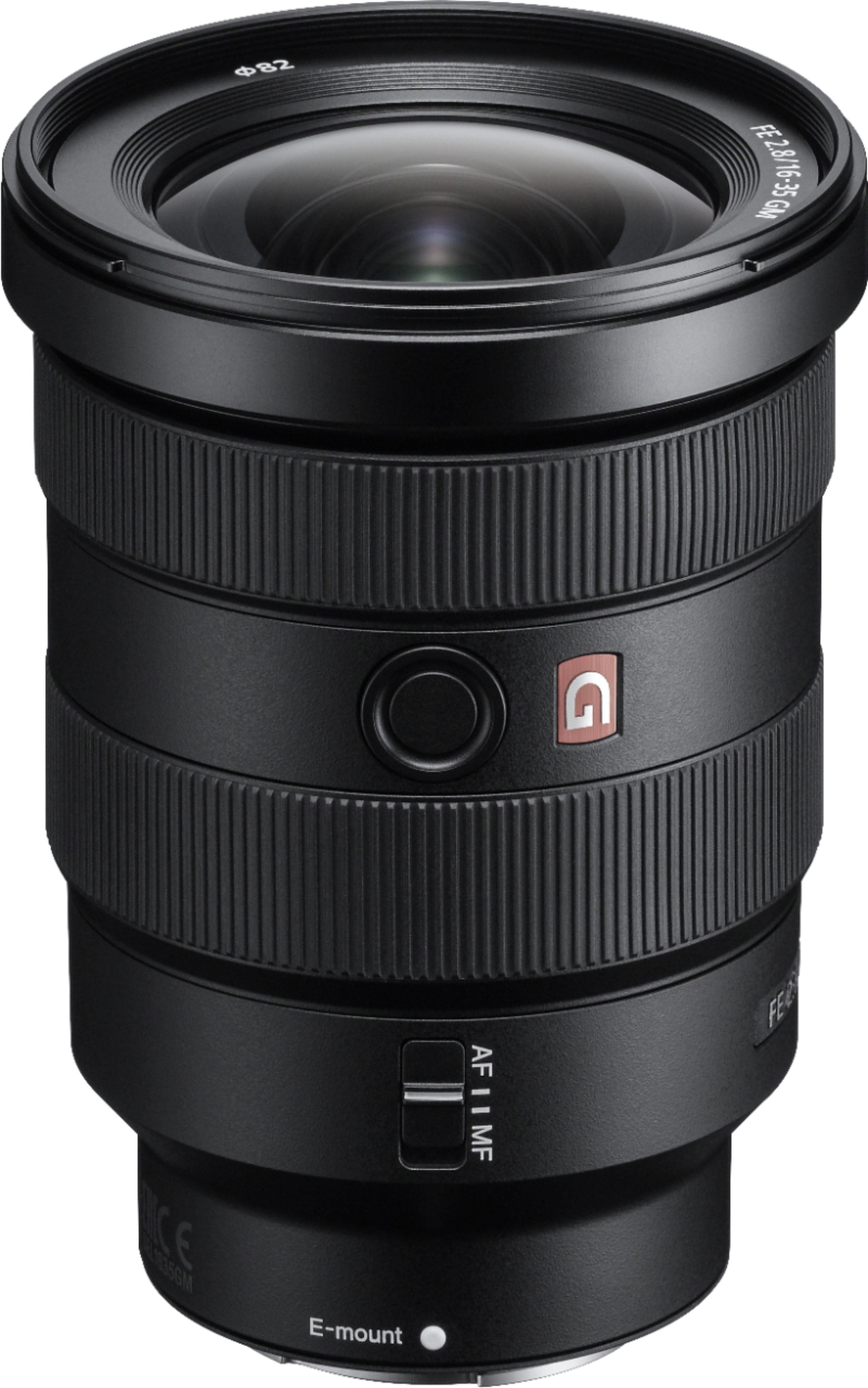 Sony G Master FE 16-35mm f/2.8 GM lens mounted on a Sony camera